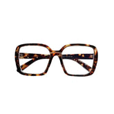 Oversized Vintage Retro Square Optical Glasses